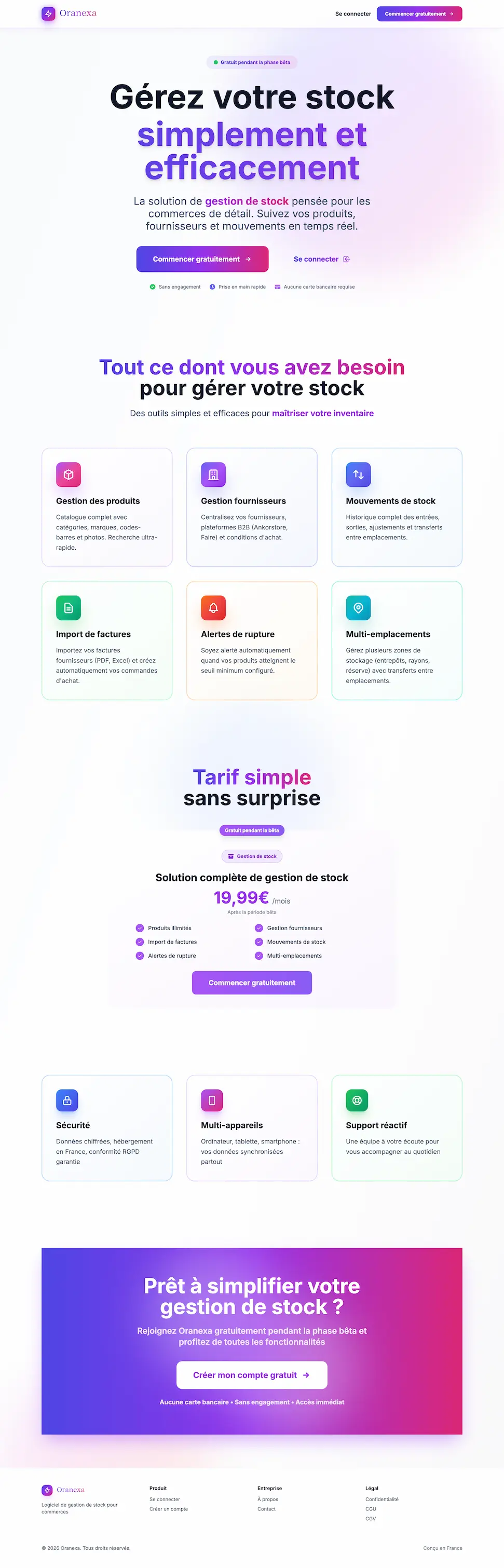 Oranexa (Beta release)